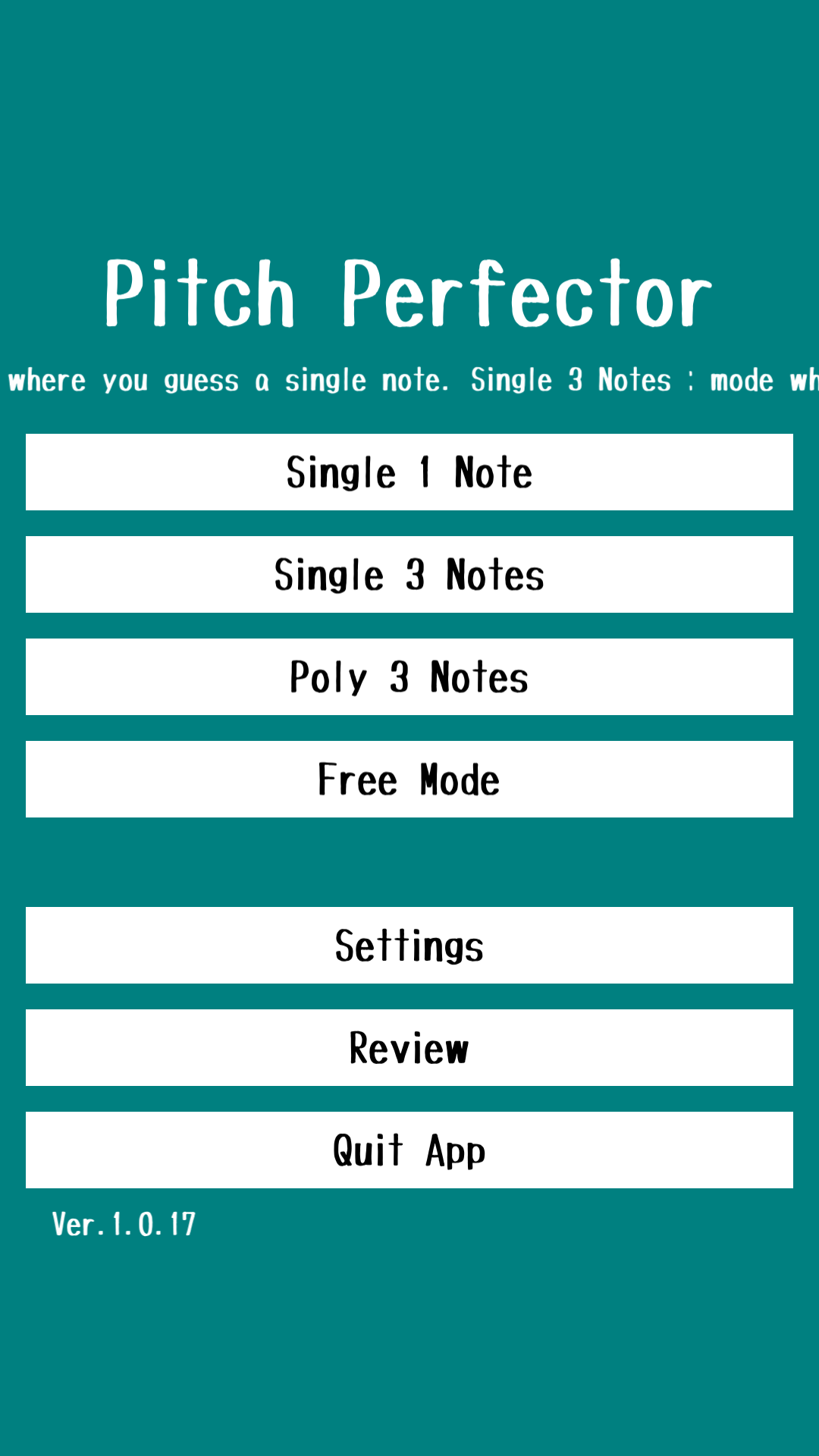 Pitch Perfector screenshot 1
